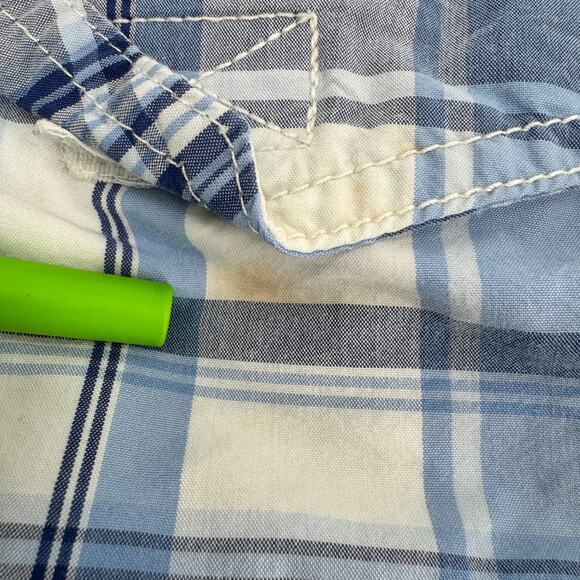 Polo Ralph Lauren Shorts Mens 36 (36x9 ACTUAL) Blue Plaid Board Short Vintage - Picture 5 of 11